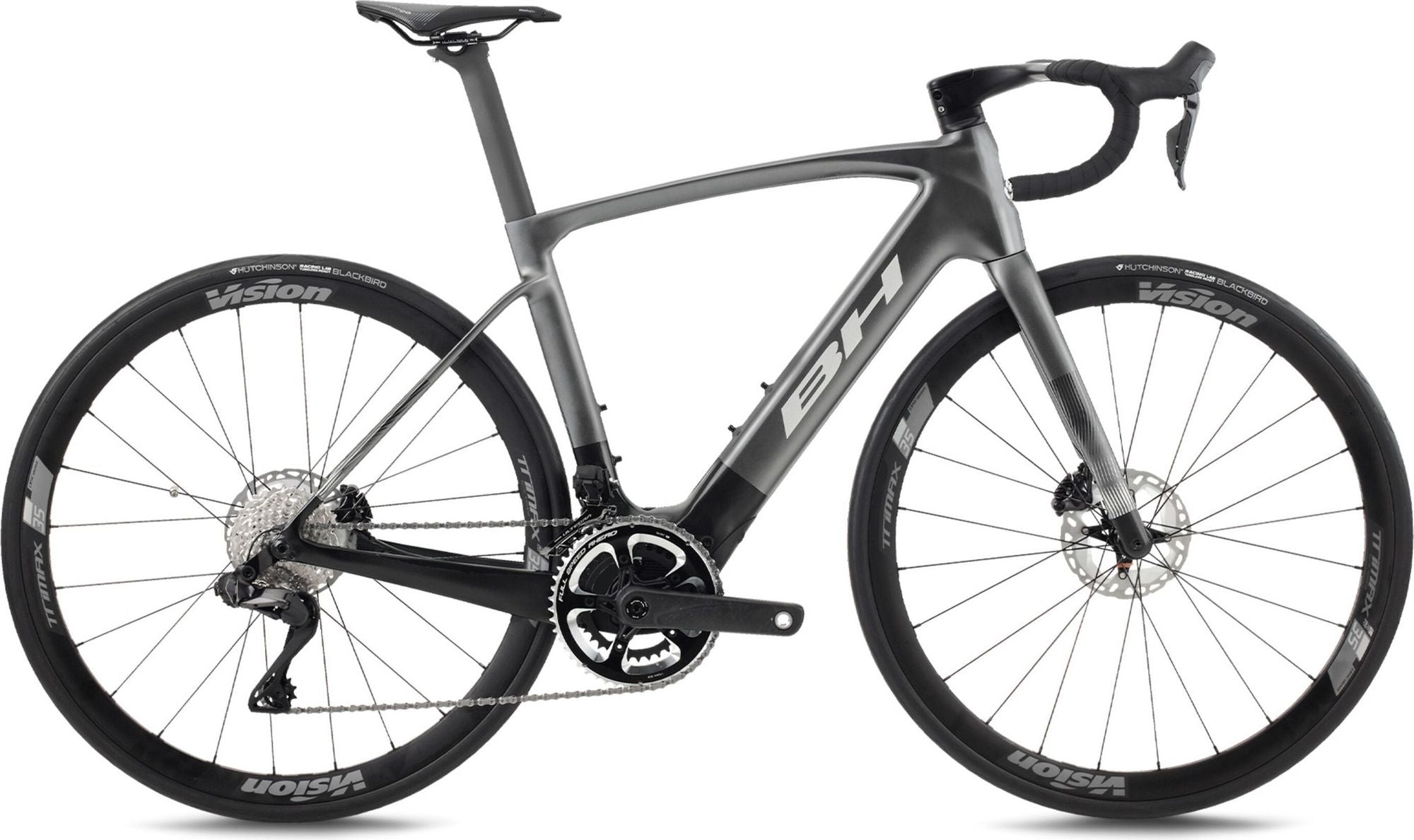 Vélo de Route Électrique BH iRS1 Carbon 1.6 Shimano Ultegra Di2 12V 630Wh 700mm Argent/Noir