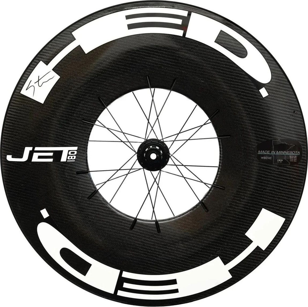 Roue Arrière HED Jet 180 700mm | 12x142mm | CenterLock | Noir/Blanc