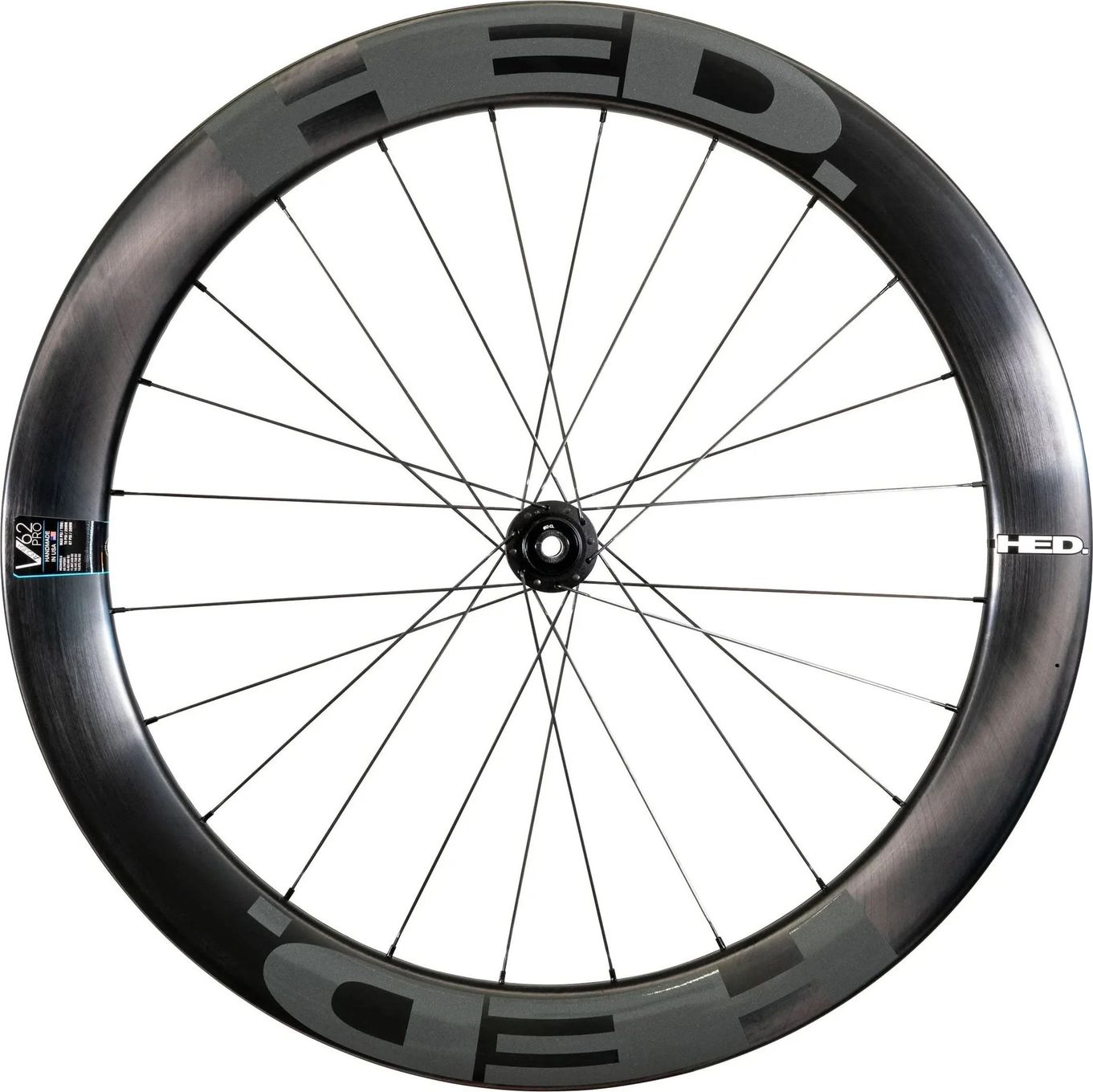 Roue Arrière HED Vanquish V62 Pro 700mm  | 12x142mm | CenterLock | Noir
