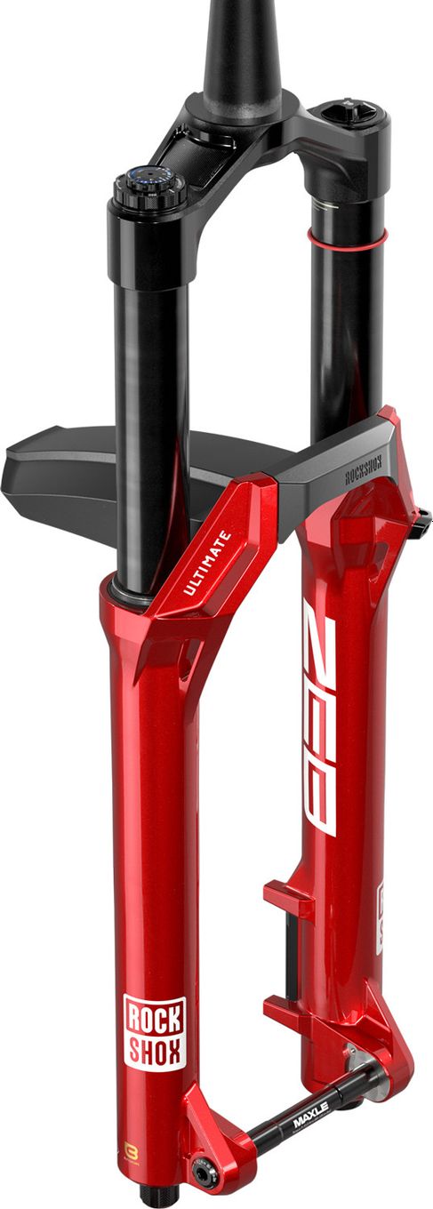 Fourche RockShox ZEB Ultimate 29'' | Charger 3.2 RC2 w/ ButterCups | Maxle Stealth Boost 15x110 mm | Déport 44 mm | Rouge Electric 2027