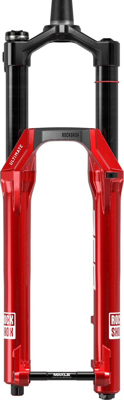 Fourche RockShox ZEB Ultimate Flight Attendant 29'' | Charger 3.2 FA w/ ButterCups | Maxle Stealth Boost 15x110 mm | Déport 44 mm | Rouge Electric 2027