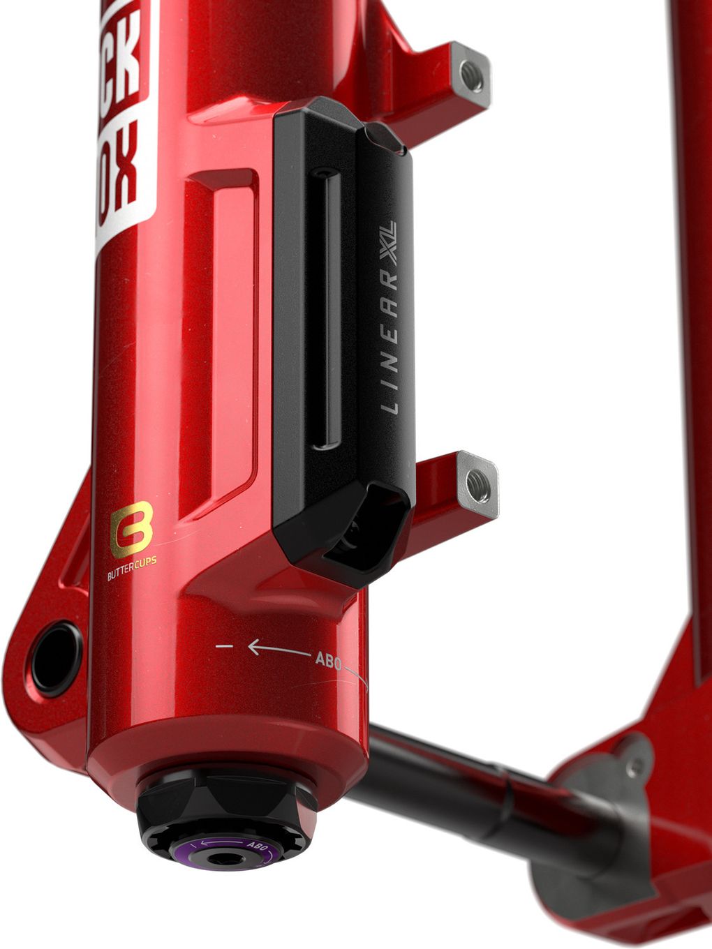 Fourche RockShox ZEB Ultimate Flight Attendant 29'' | Charger 3.2 FA w/ ButterCups | Maxle Stealth Boost 15x110 mm | Déport 44 mm | Rouge Electric 2027