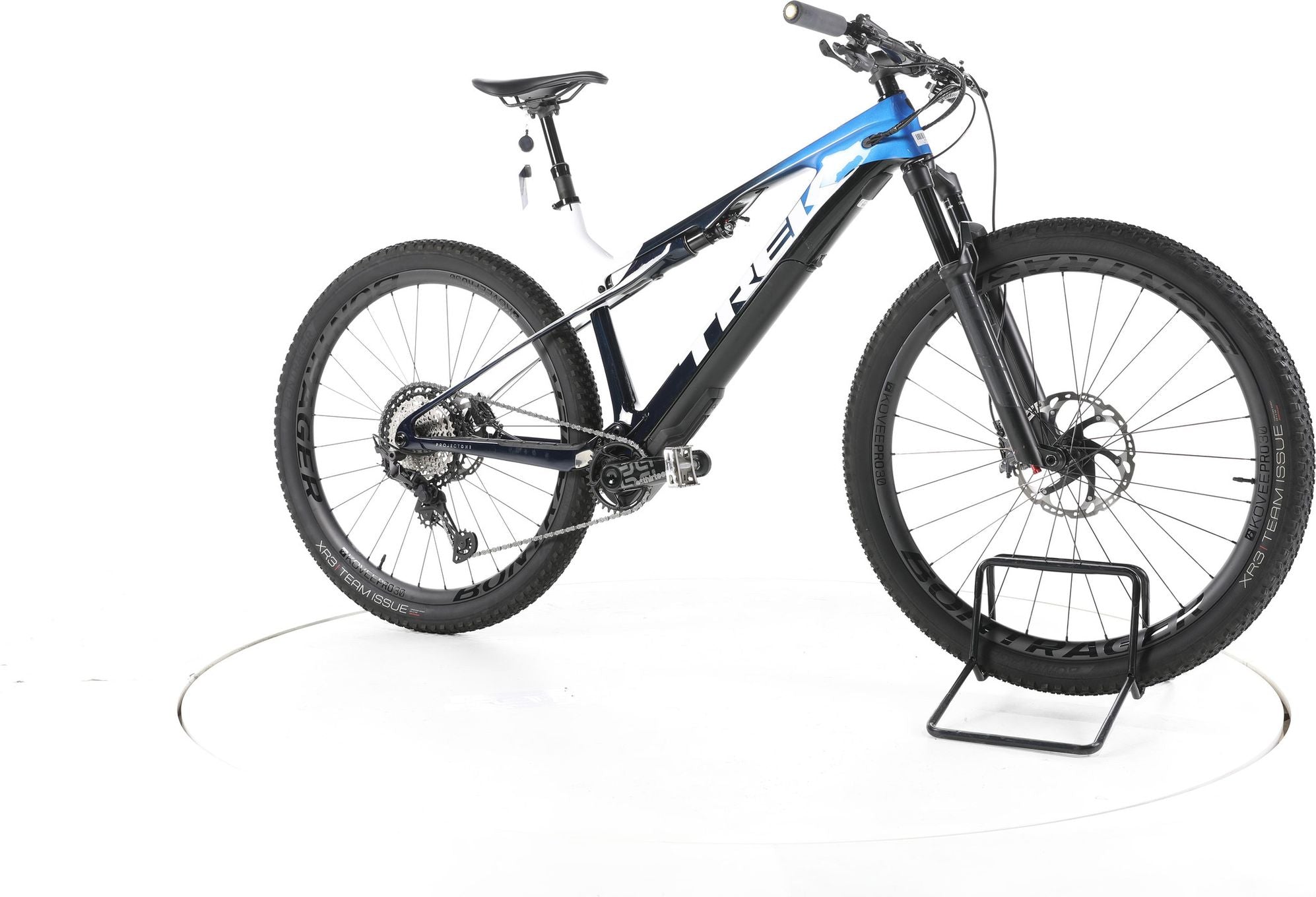 Produit reconditionné - Trek E-Caliber 9.8 XT Fully E-Bike Carbon - Très Bon Etat