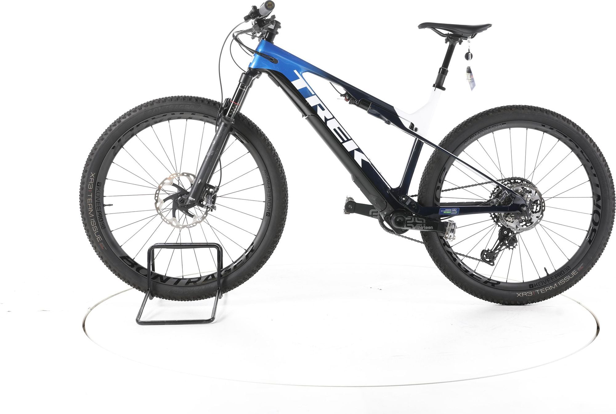 Produit reconditionné - Trek E-Caliber 9.8 XT Fully E-Bike Carbon - Très Bon Etat