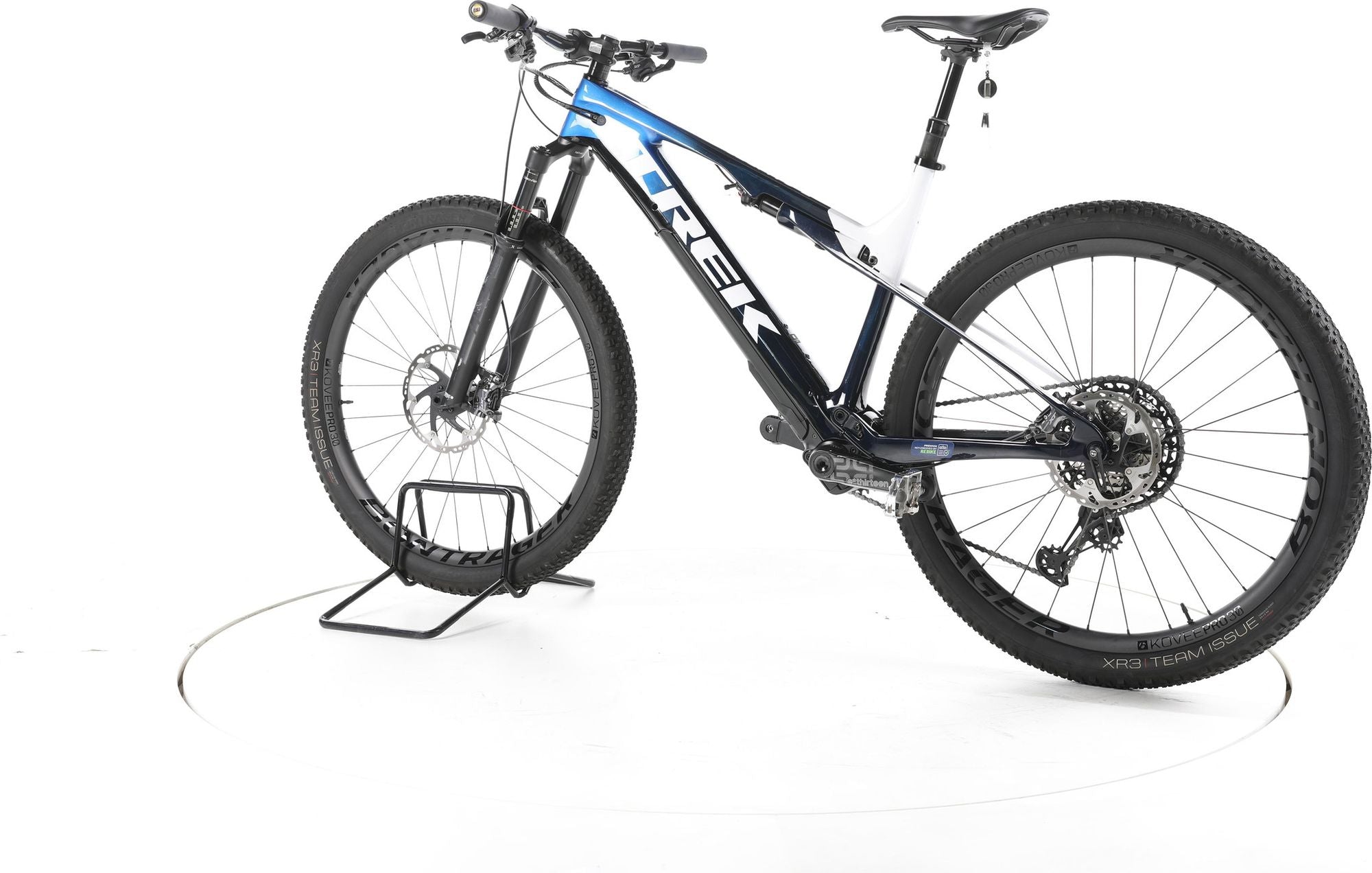 Produit reconditionné - Trek E-Caliber 9.8 XT Fully E-Bike Carbon - Très Bon Etat