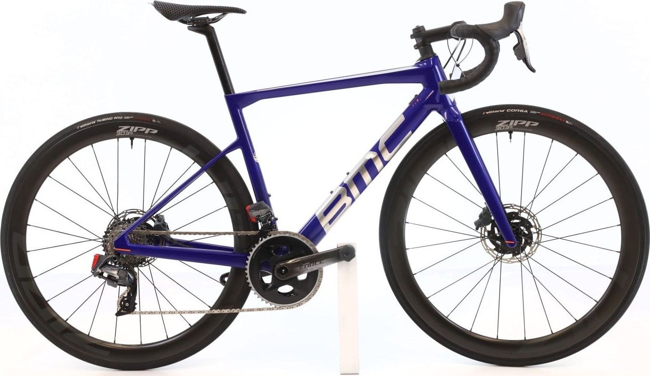Produit reconditionné · BMC Teammachine SLR Four AXS 12V · Bleu / Vélo de route | Très bon état