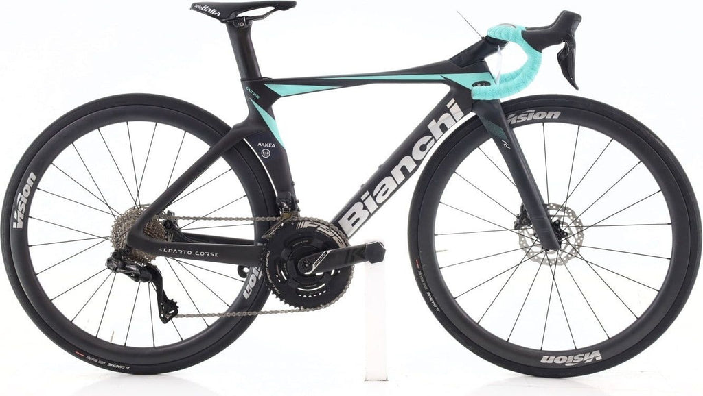 Produit reconditionné · Bianchi Oltre RC Arkea Team Di2 12V · Bleu / Vélo de route | Très bon état
