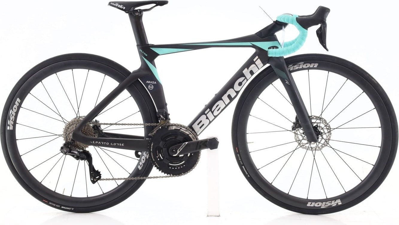 Produit reconditionné · Bianchi Oltre RC Arkea Team Di2 12V · Bleu / Vélo de route | Très bon état
