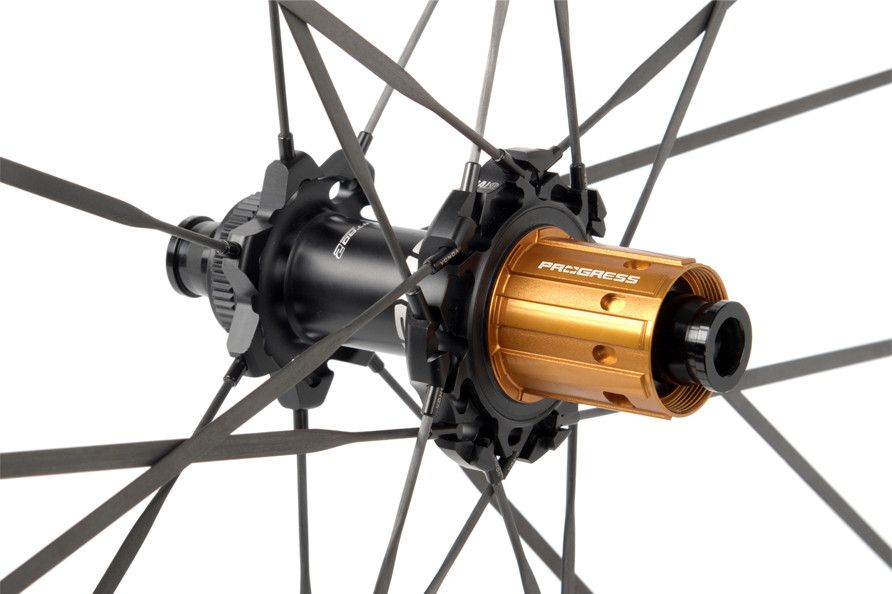Paire de roues Progress Orbit 450 | 12x100/12x142 mm | Center Lock | Rayon Carbone