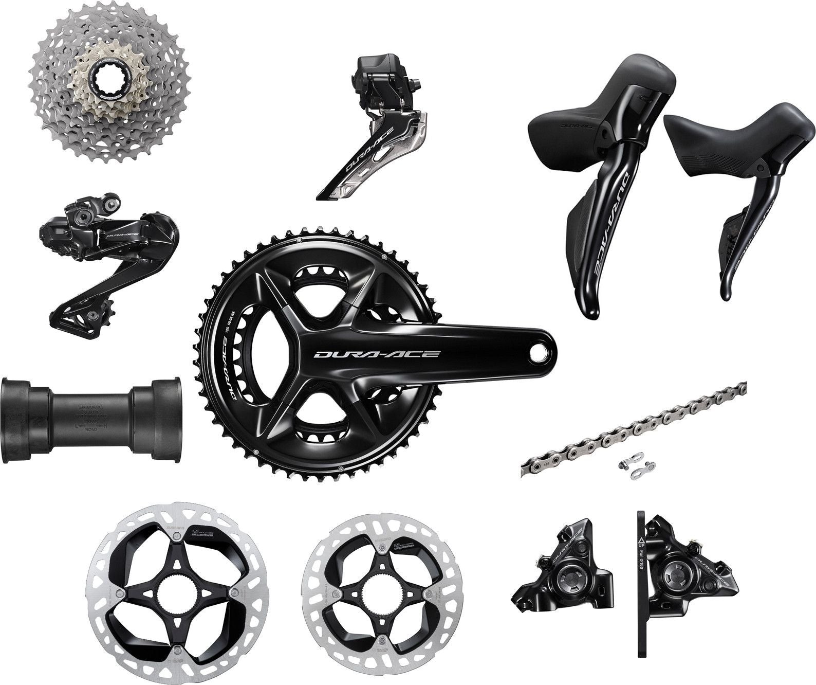 Groupe Shimano Dura-Ace Di2 R9270 2x12V | 50/34 Dents | 11-34 Dents | PF86.5 (Avec Partie Électrique)