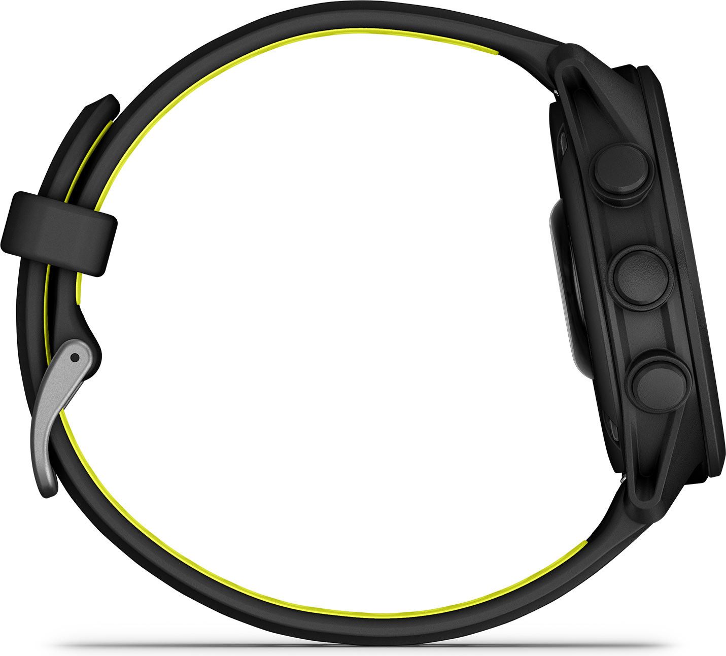 Montre GPS Garmin Forerunner 170 Music Noir avec Bracelet en Silicone Noir/Jaune