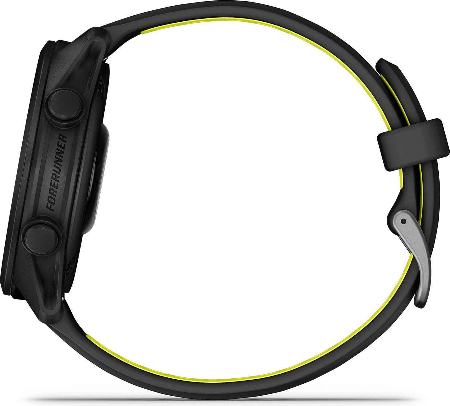 Montre GPS Garmin Forerunner 170 Music Noir avec Bracelet en Silicone Noir/Jaune