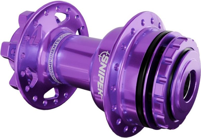 Moyeu Arrière SD-X Sniper Evo Air HSX 15mm 28H Violet