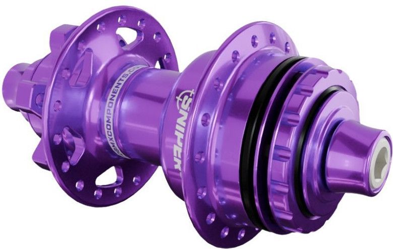Moyeu Arrière SD-X Sniper Evo Air 10mm 28H Violet