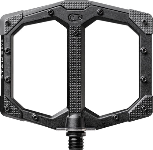 Paire de Pédales Plates Crankbrothers Stamp Evo - Large Noir