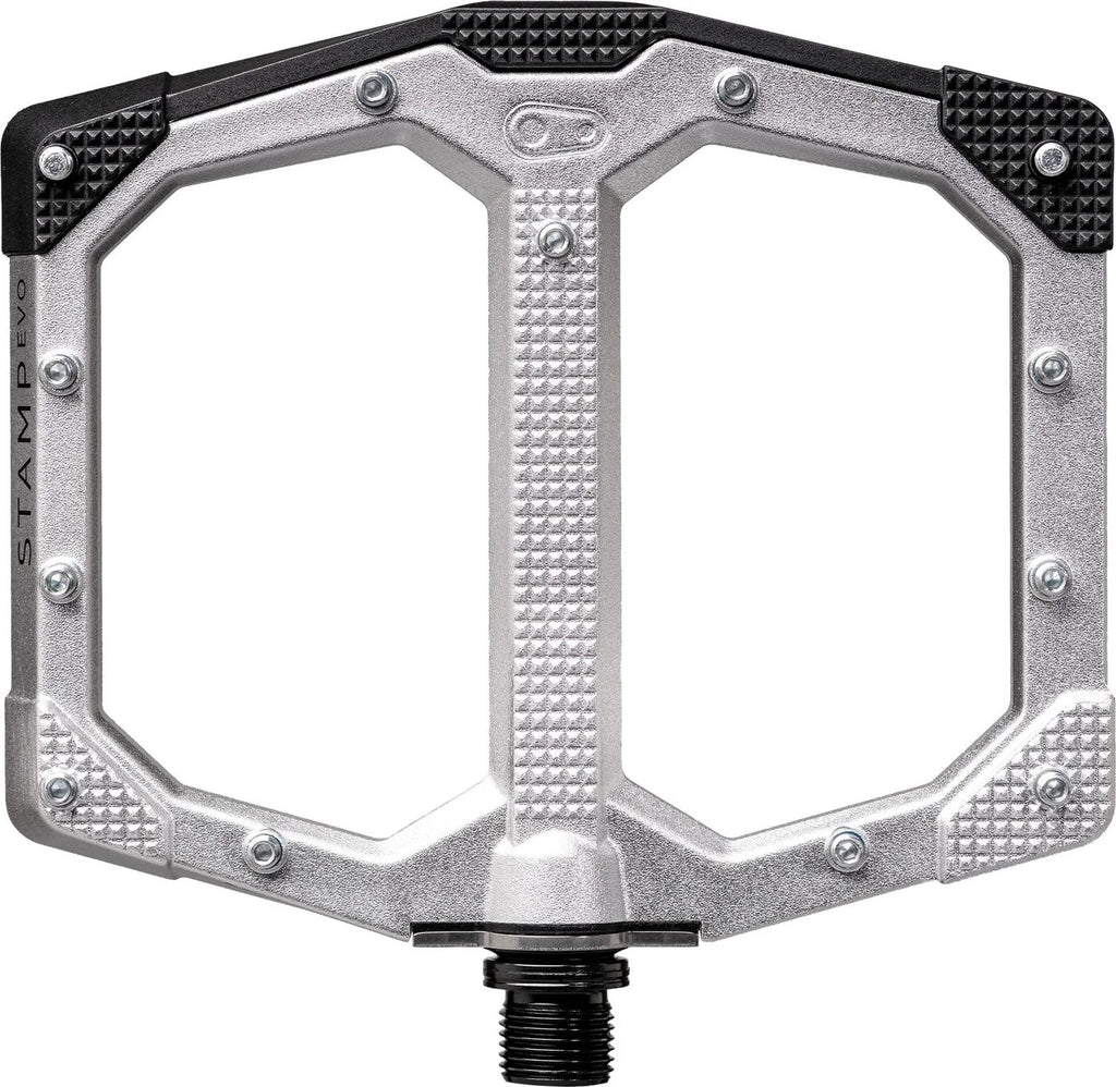 Paire de Pédales Plates Crankbrothers Stamp Evo - Large Argent