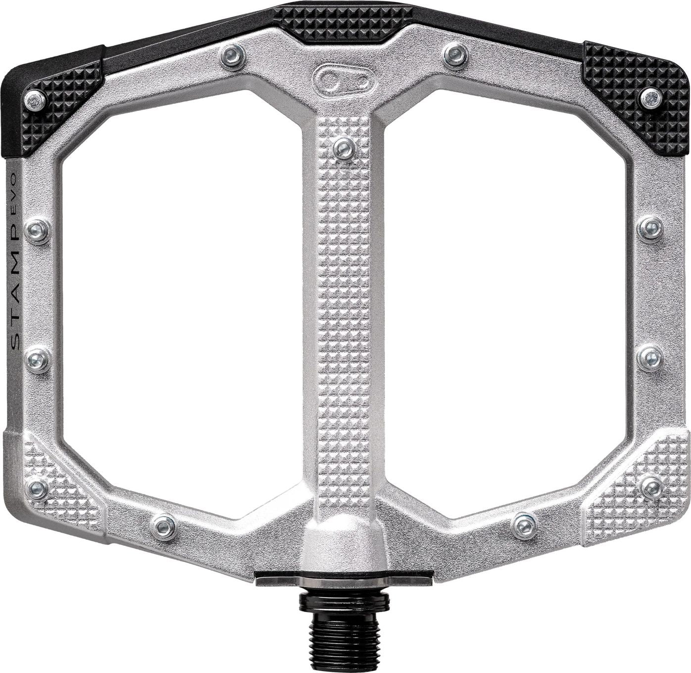 Paire de Pédales Plates Crankbrothers Stamp Evo - Large Argent
