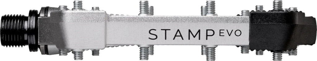 Paire de Pédales Plates Crankbrothers Stamp Evo - Large Argent