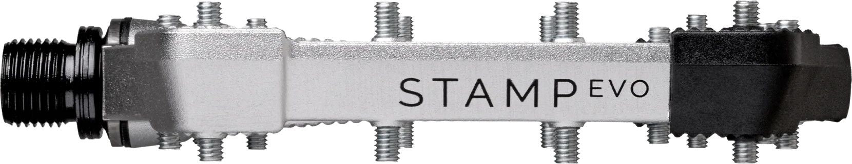 Paire de Pédales Plates Crankbrothers Stamp Evo - Large Argent