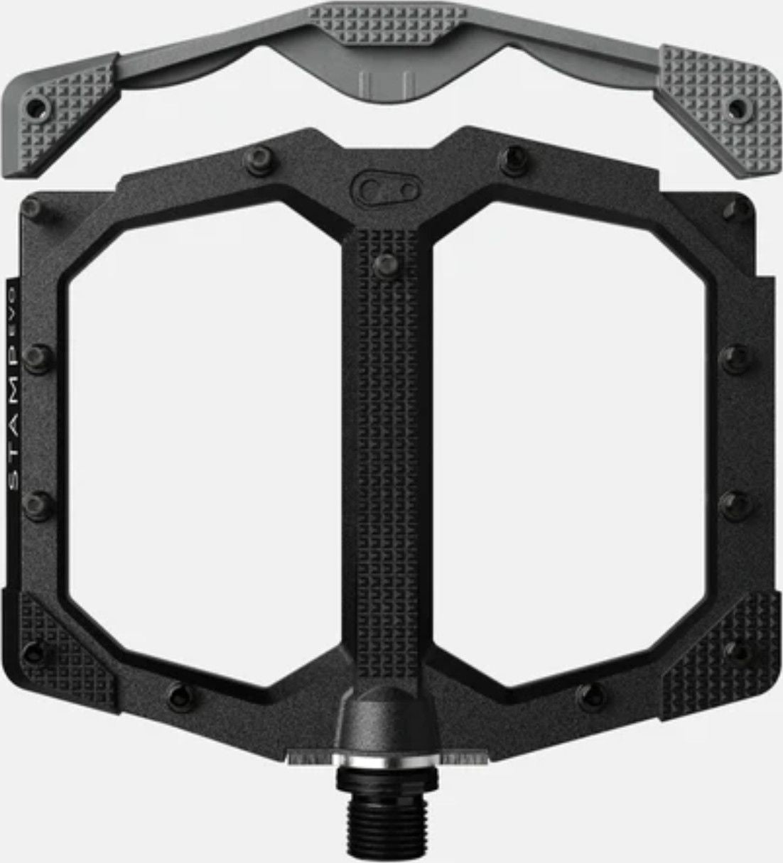 Paire de Pédales Plates Crankbrothers Stamp Evo - Large Argent