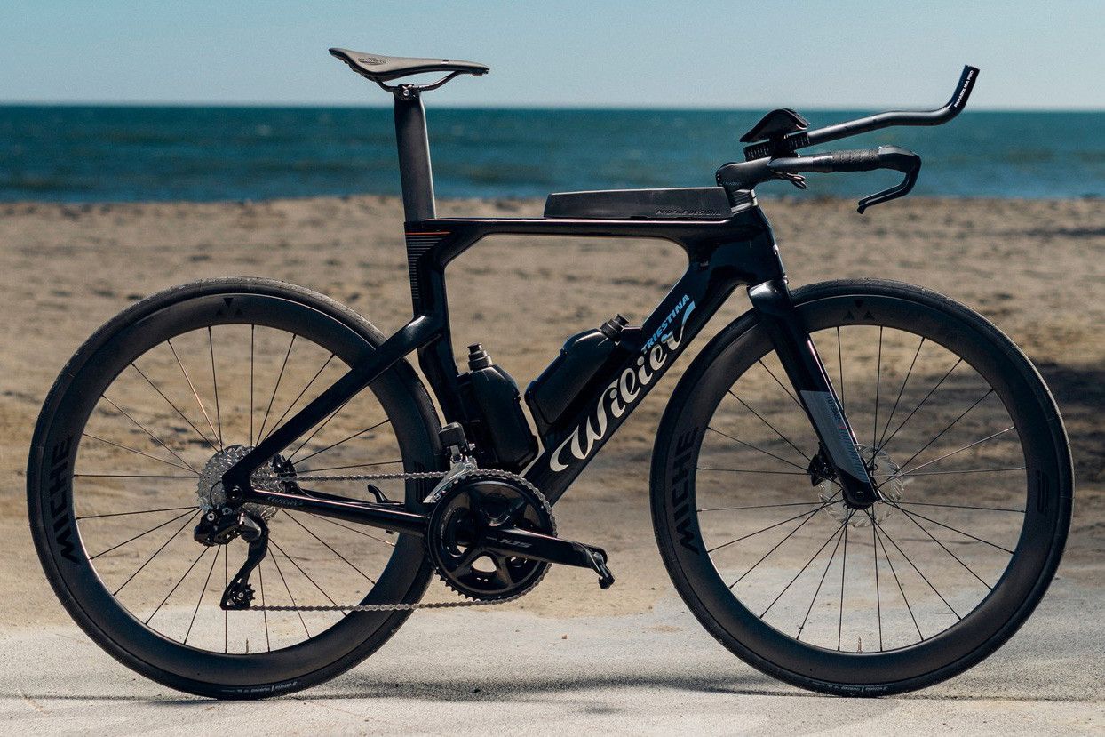 Vélo de Triathlon Wilier Triestina Turbine SL Shimano 105 Di2 12V 700 mm Noir