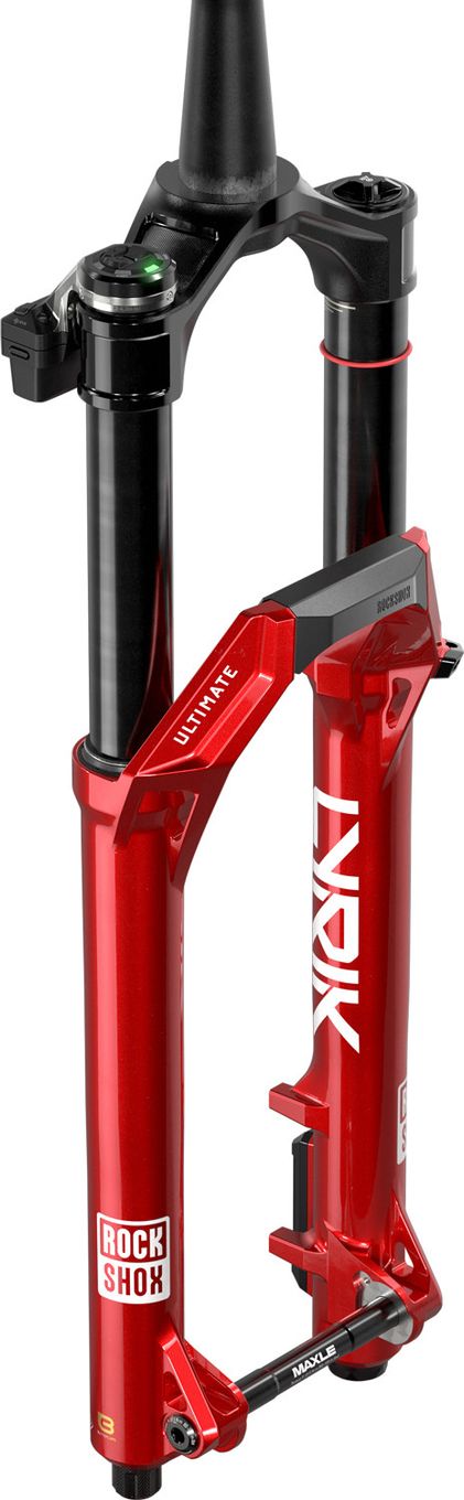 Fourche RockShox Lyrik Ultimate Flight Attendant 29'' | Charger 3.2 FA w/ ButterCups | Maxle Stealth Boost 15x110 mm | Déport 44 mm | Rouge Electric 2027