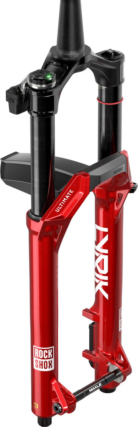 Fourche RockShox Lyrik Ultimate Flight Attendant 29'' | Charger 3.2 FA w/ ButterCups | Maxle Stealth Boost 15x110 mm | Déport 44 mm | Rouge Electric 2027
