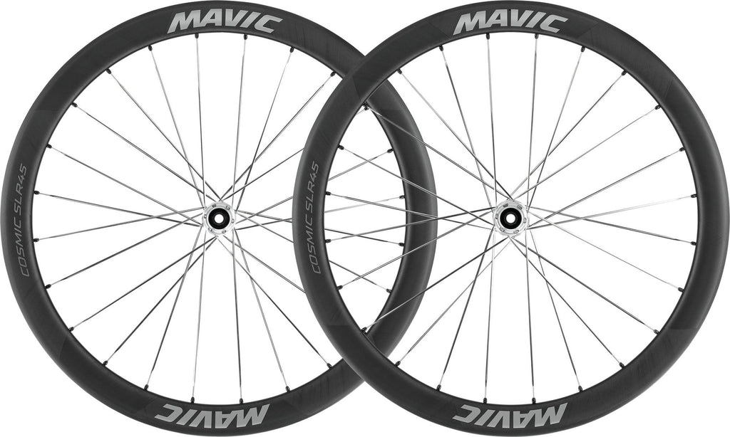 Paire de Roues Mavic Cosmic SLR 45 Disc 700mm | 12x100 - 12x142 mm | Centerlock | Argent