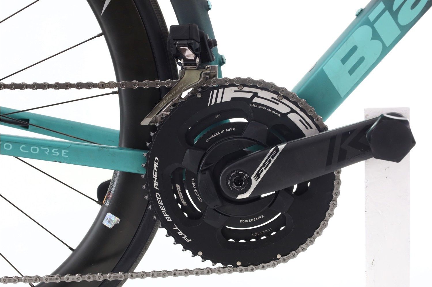 Produit reconditionné · Bianchi Specialissima RC Di2 12V · Bleu / Vélo de route | Très bon état
