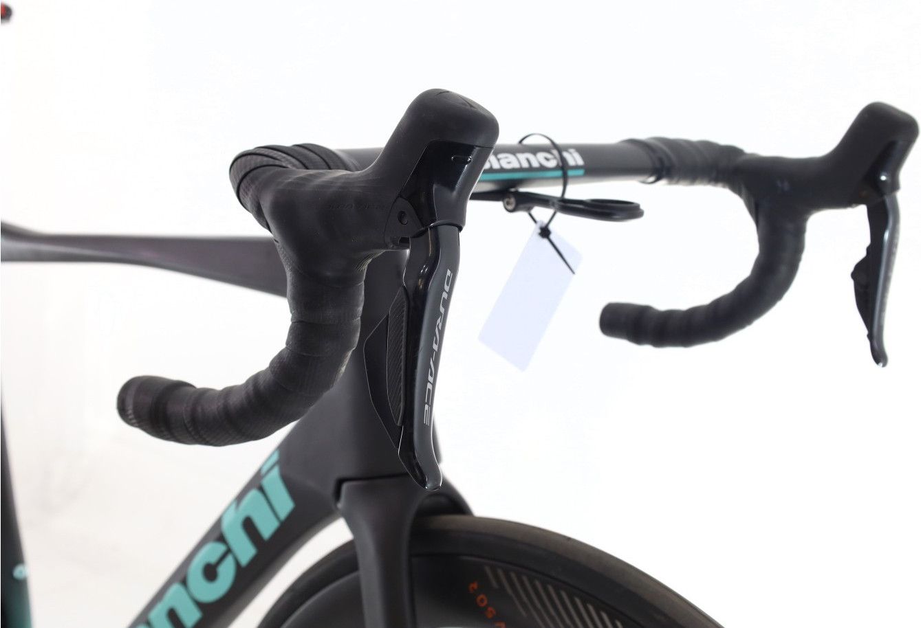 Produit reconditionné · Bianchi Specialissima RC Di2 12V · Bleu / Vélo de route | Très bon état