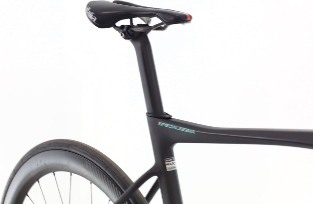 Produit reconditionné · Bianchi Specialissima RC Di2 12V · Bleu / Vélo de route | Très bon état