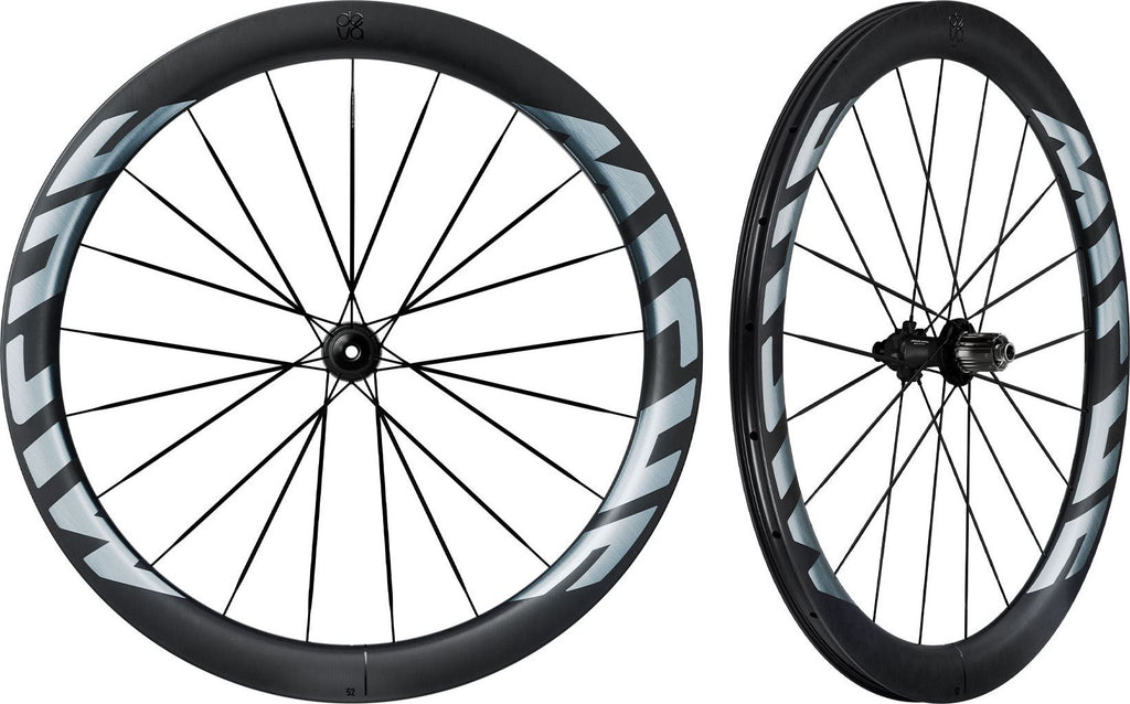 Paire de Roues Miche Deva RD 52 Disc 700mm | 12x100 - 12x142mm | Centerlock | Noir/Argent