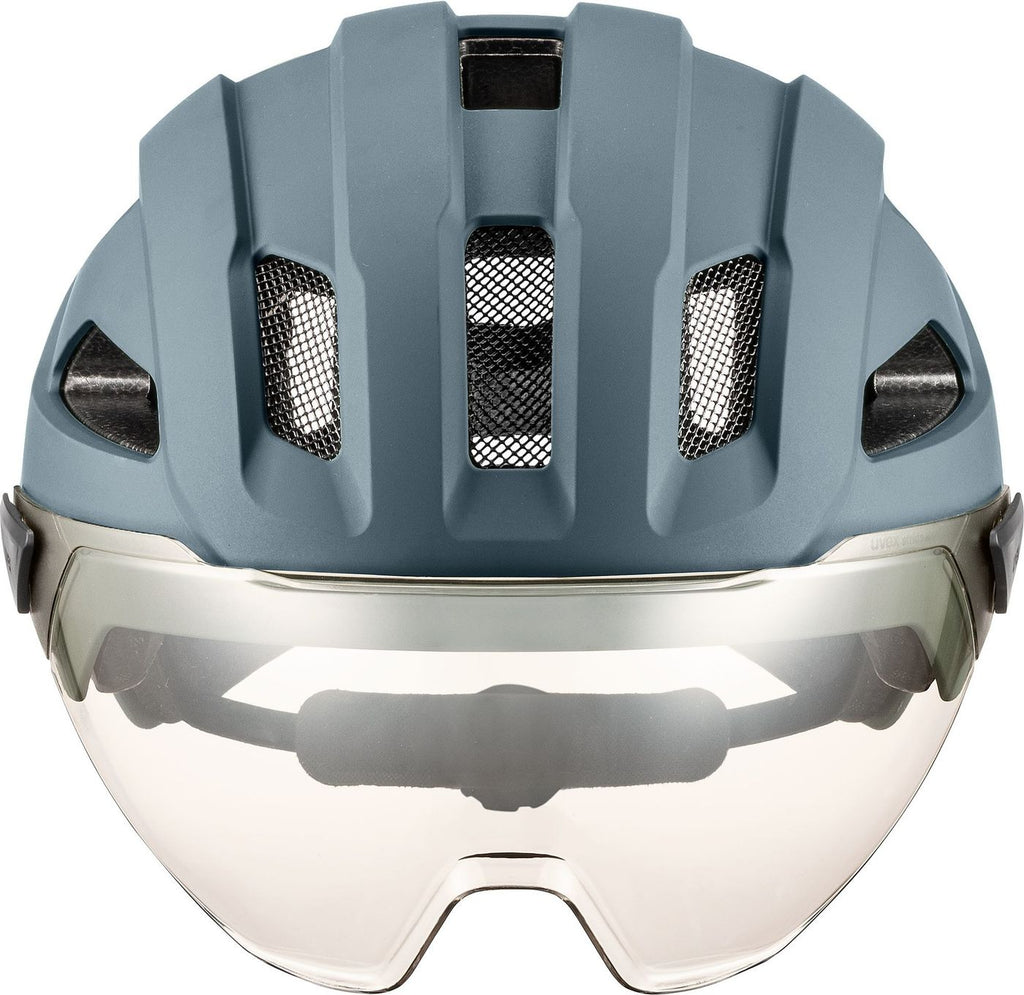Casque Ville Uvex Stride Visor Mips Gris Anthracite