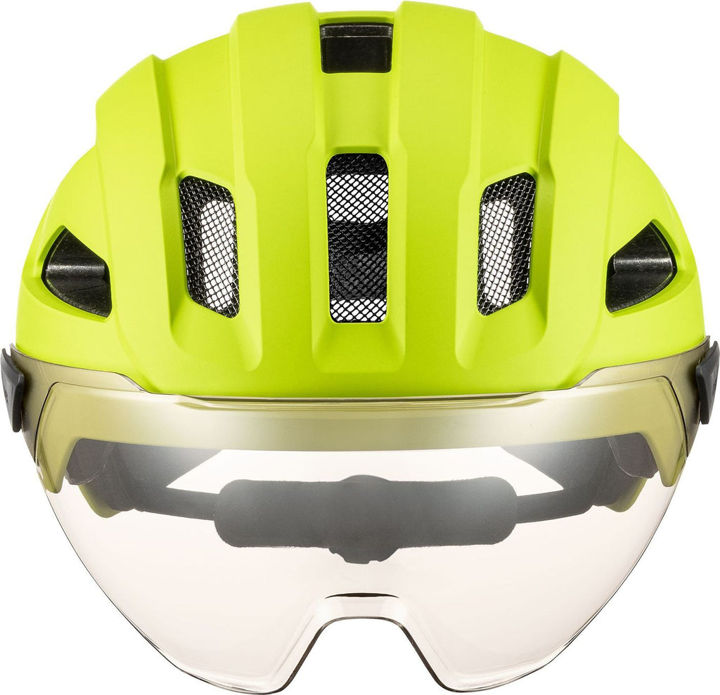 Casque Ville Uvex Stride Visor Mips Vert Lime