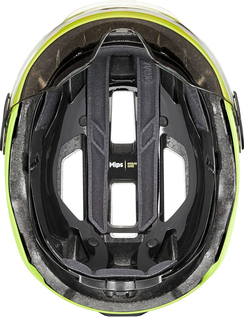 Casque Ville Uvex Stride Visor Mips Vert Lime