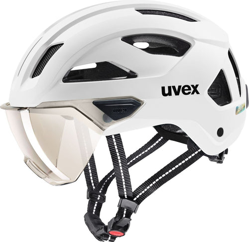 Casque Ville Uvex Stride Visor Blanc