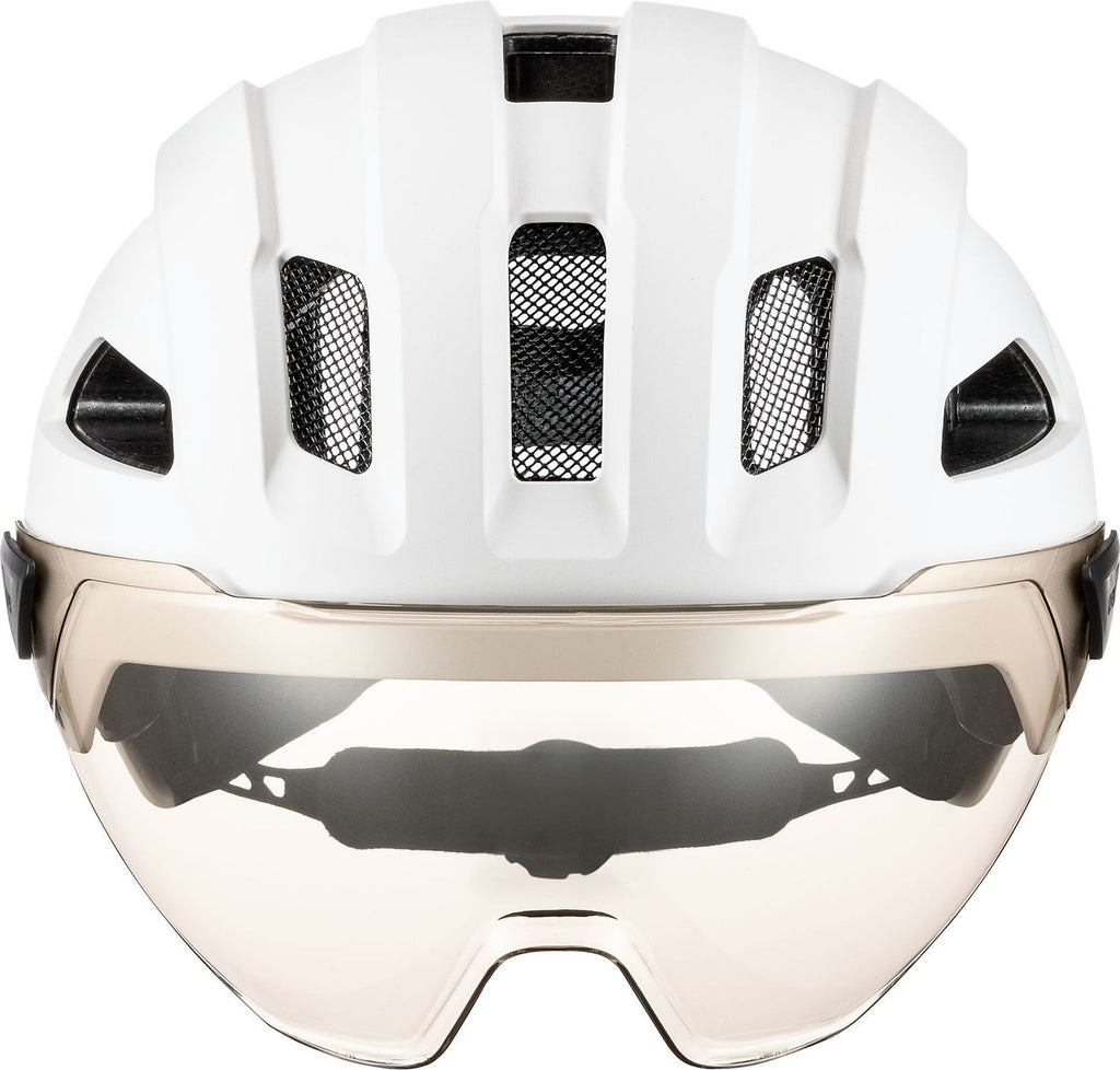 Casque Ville Uvex Stride Visor Blanc