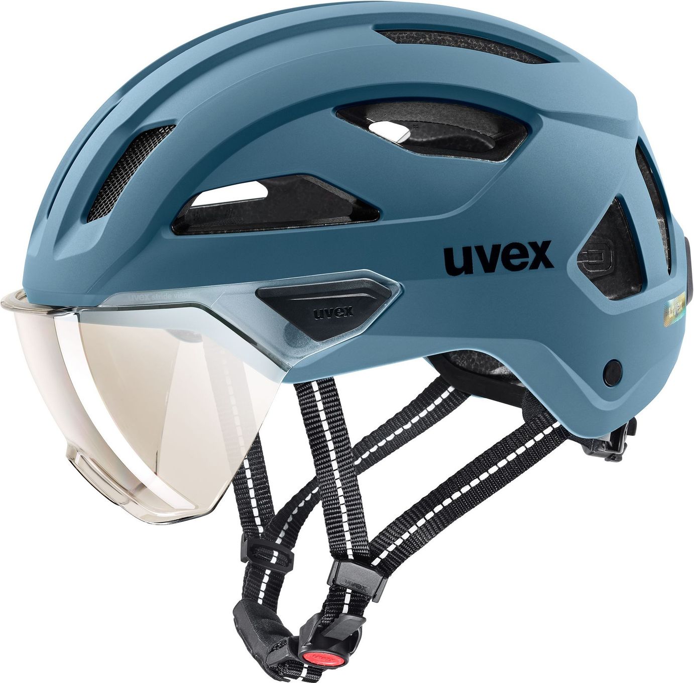 Casque Ville Uvex Stride Visor Blanc