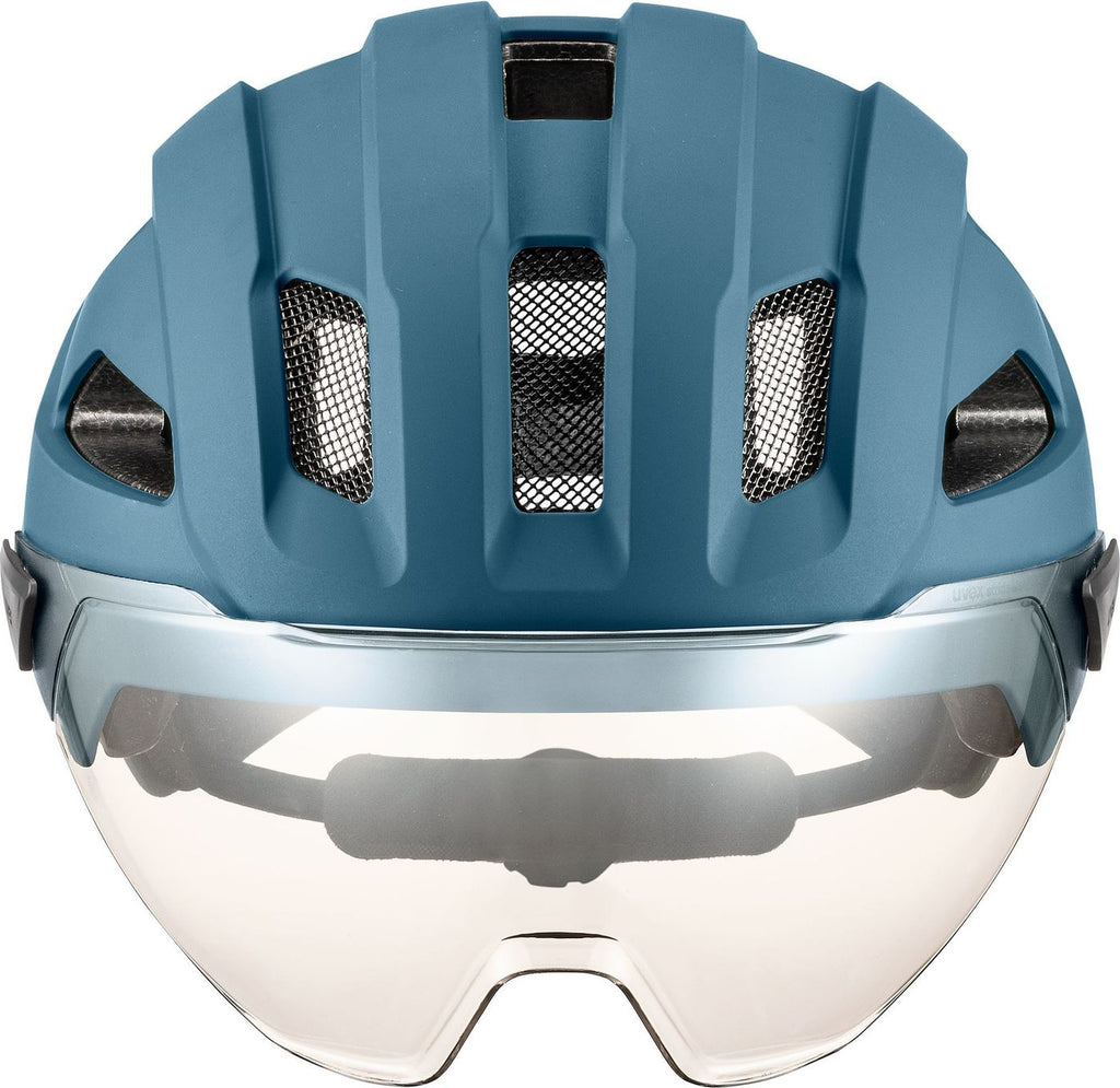 Casque Ville Uvex Stride Visor Bleu Stone