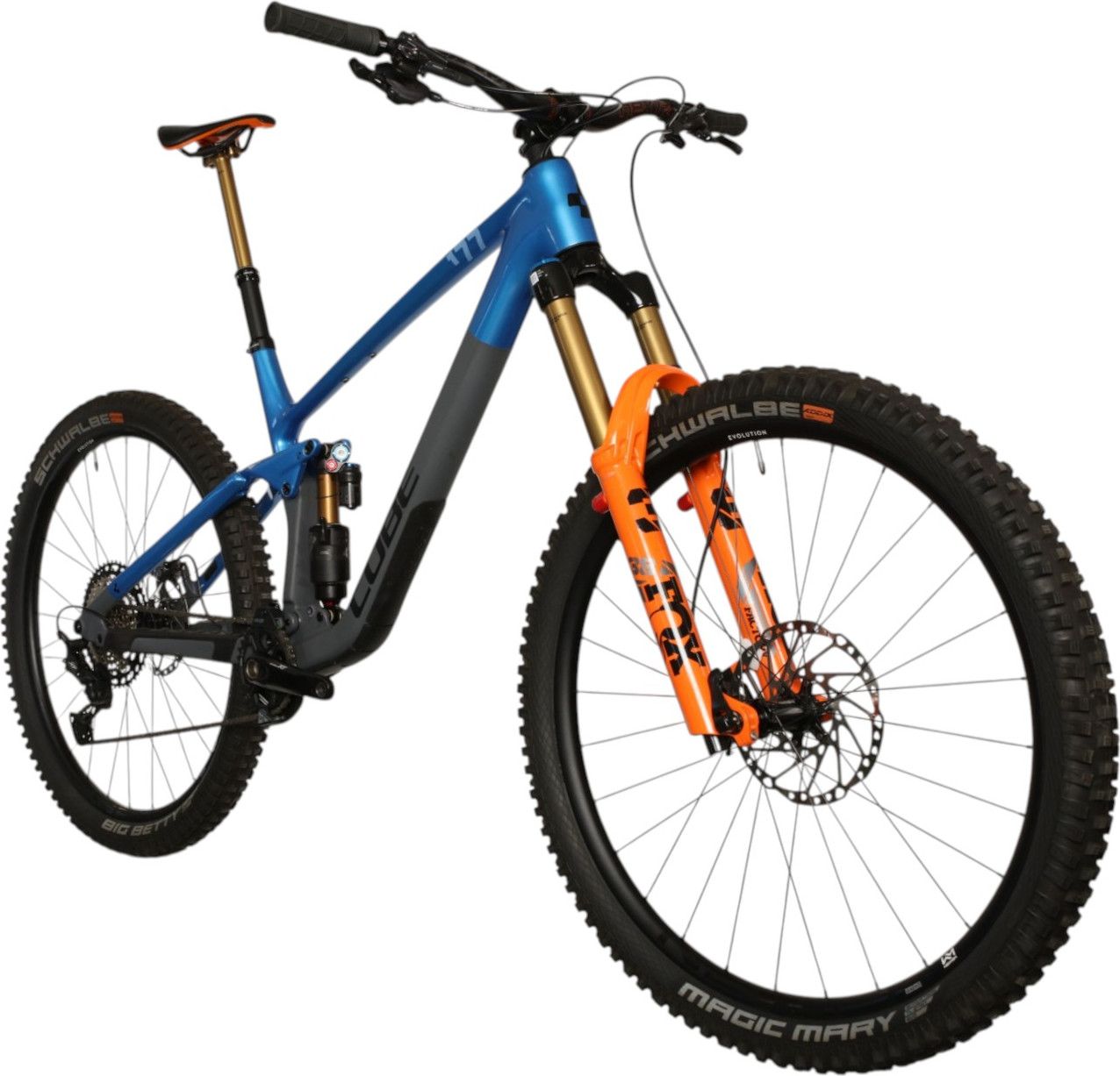 VTT Tout Suspendu Cube Stereo ONE77 C:68X SLX 29 Shimano XT 12V T.XL 184/195cm - Produit Reconditionné