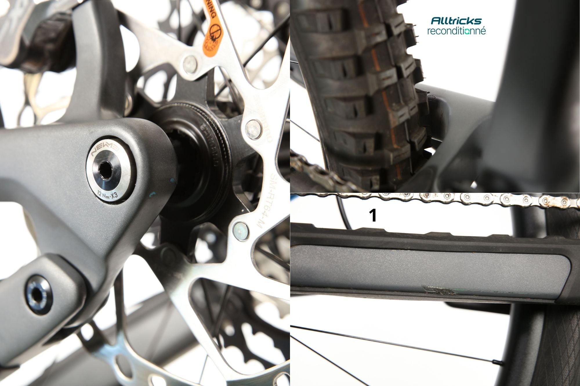 VTT Tout Suspendu Cube Stereo ONE77 C:68X SLX 29 Shimano XT 12V T.XL 184/195cm - Produit Reconditionné