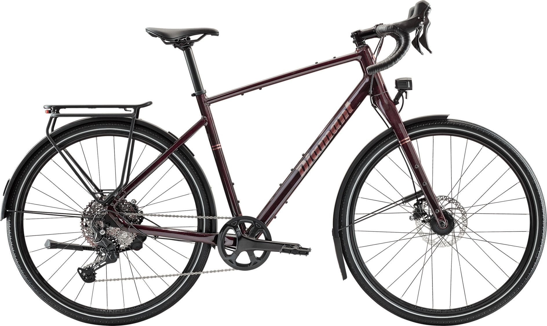 Vélo de Gravel Diamant Nhoma Plus Stepover Shimano Cues 11V 700mm Bordeaux 2026