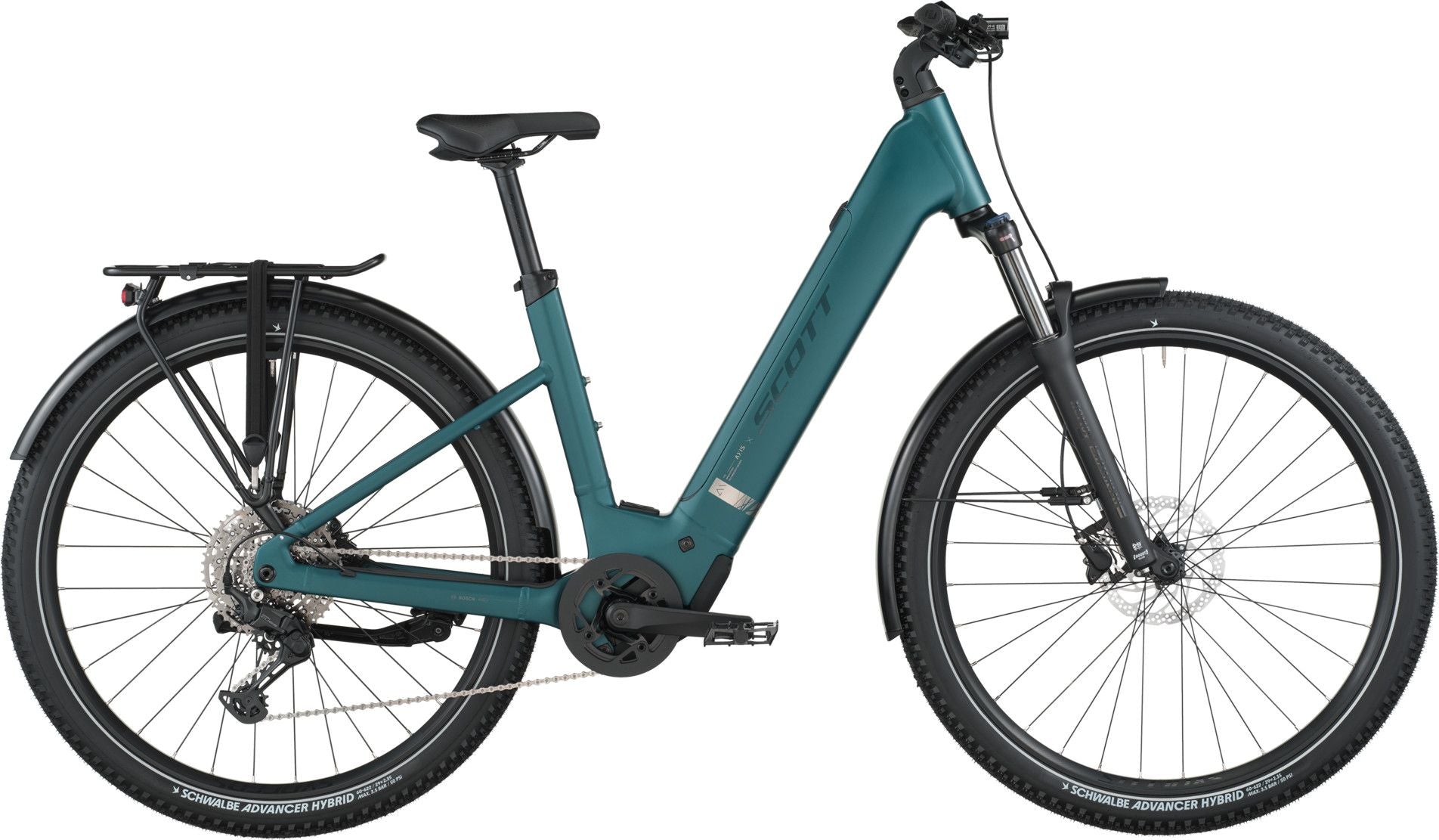 VTT Électrique Scott Axis 30 Wave Shimano 10V 540 Wh Bosch 75 Nm 29'' Vert Cyprès 2026