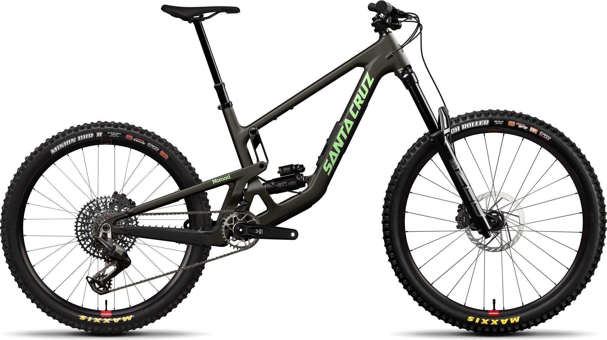 VTT Tout-Suspendu Santa Cruz Nomad Carbone CC Sram 12V MX (29''/27.5'') Marron Matte Metallic Earth 2027