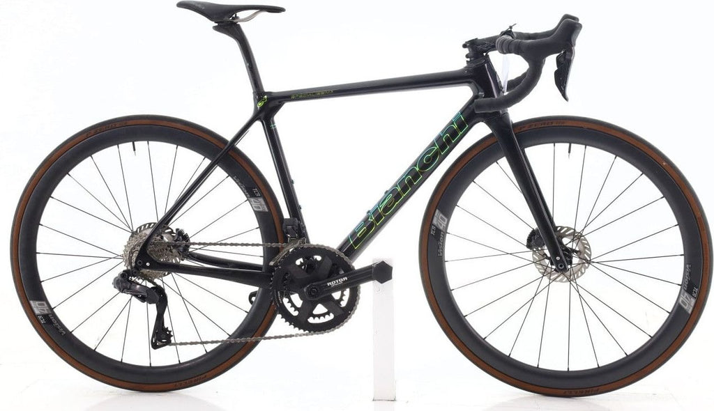 Produit reconditionné · Bianchi Specialissima Di2 12V · Noir / Vélo de route | Très bon état