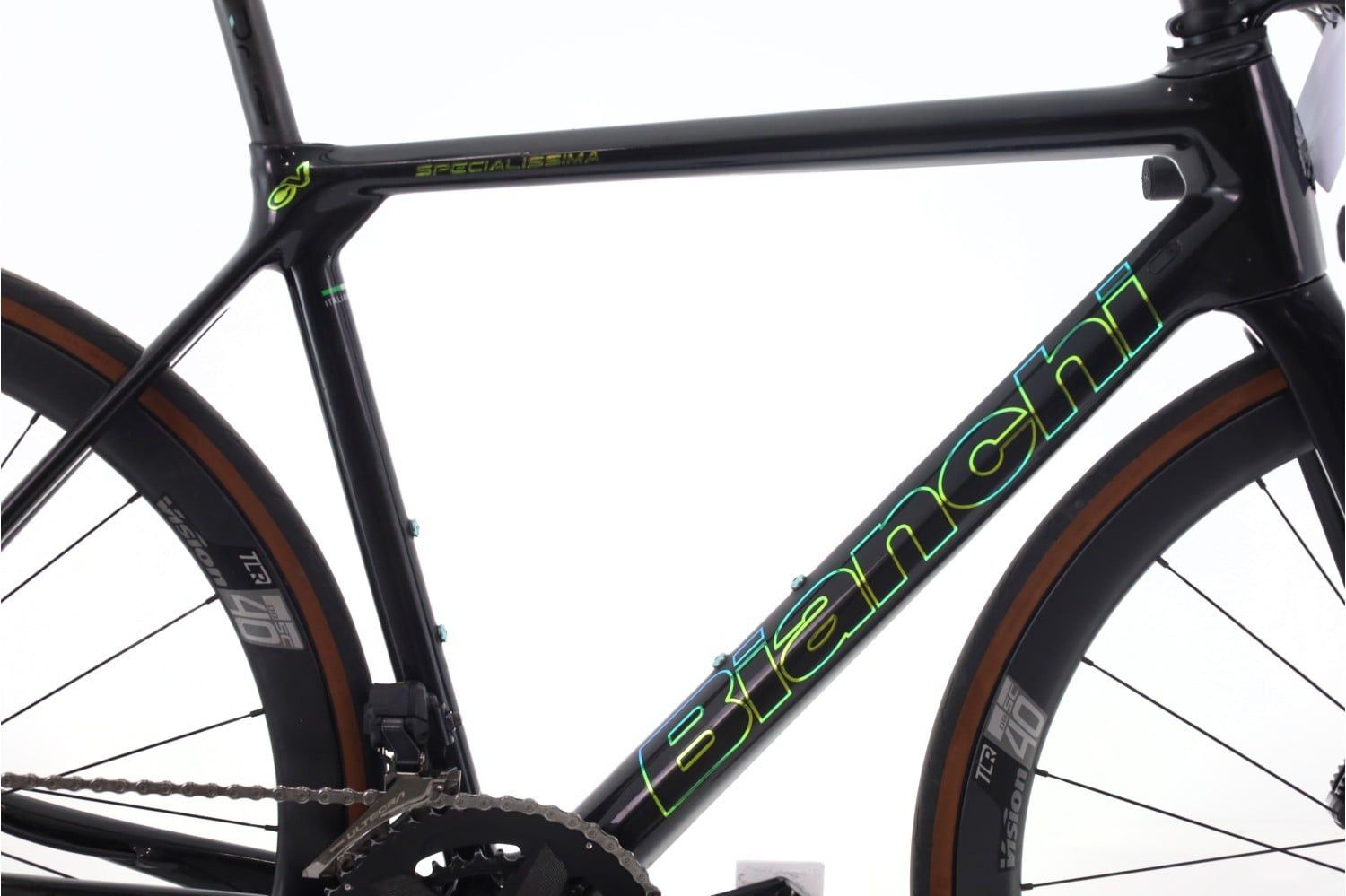 Produit reconditionné · Bianchi Specialissima Di2 12V · Noir / Vélo de route | Très bon état