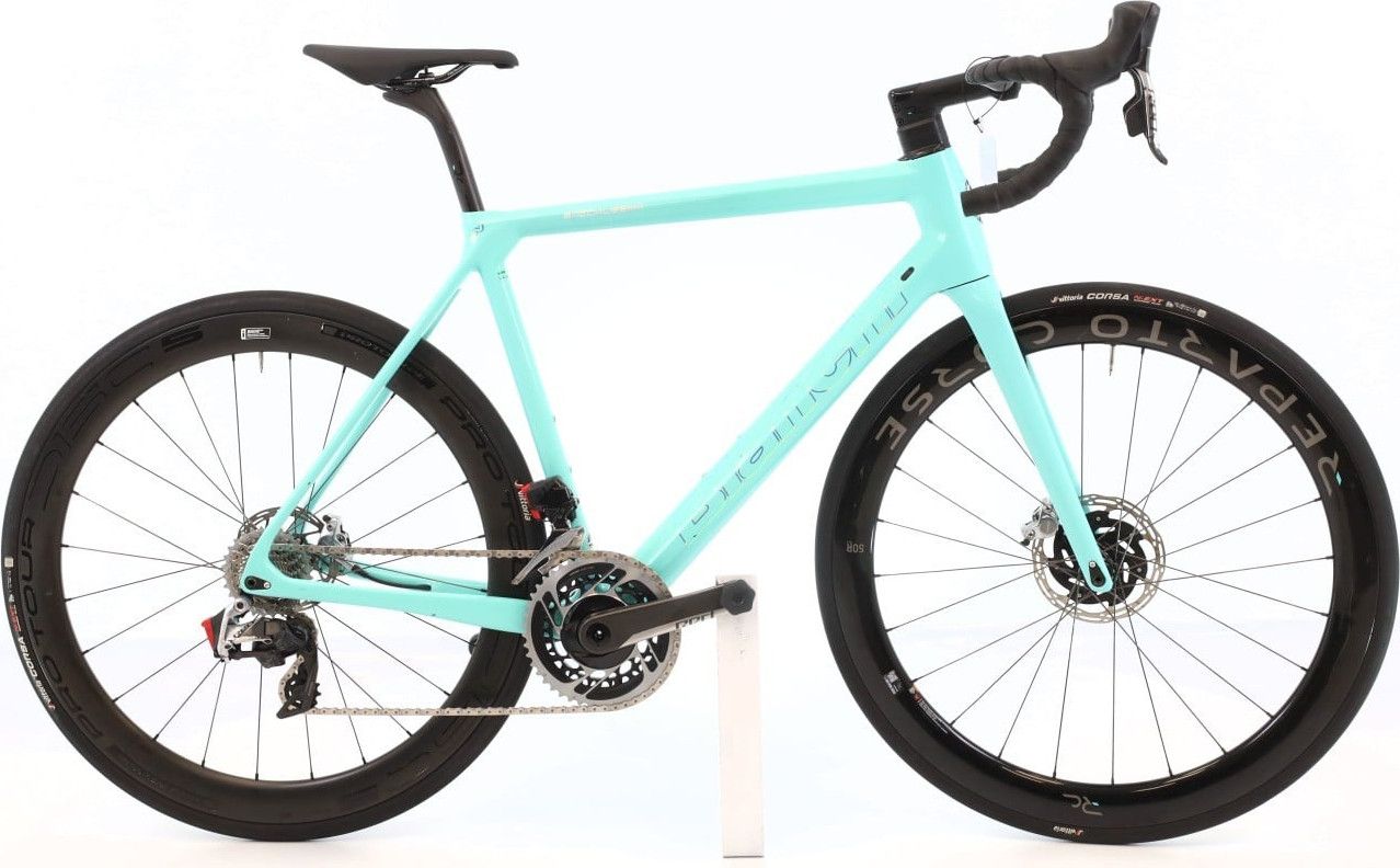 Produit reconditionné · Bianchi Specialissima Pro AXS 12V · Bleu / Vélo de route | Très bon état