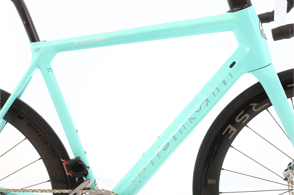 Produit reconditionné · Bianchi Specialissima Pro AXS 12V · Bleu / Vélo de route | Très bon état