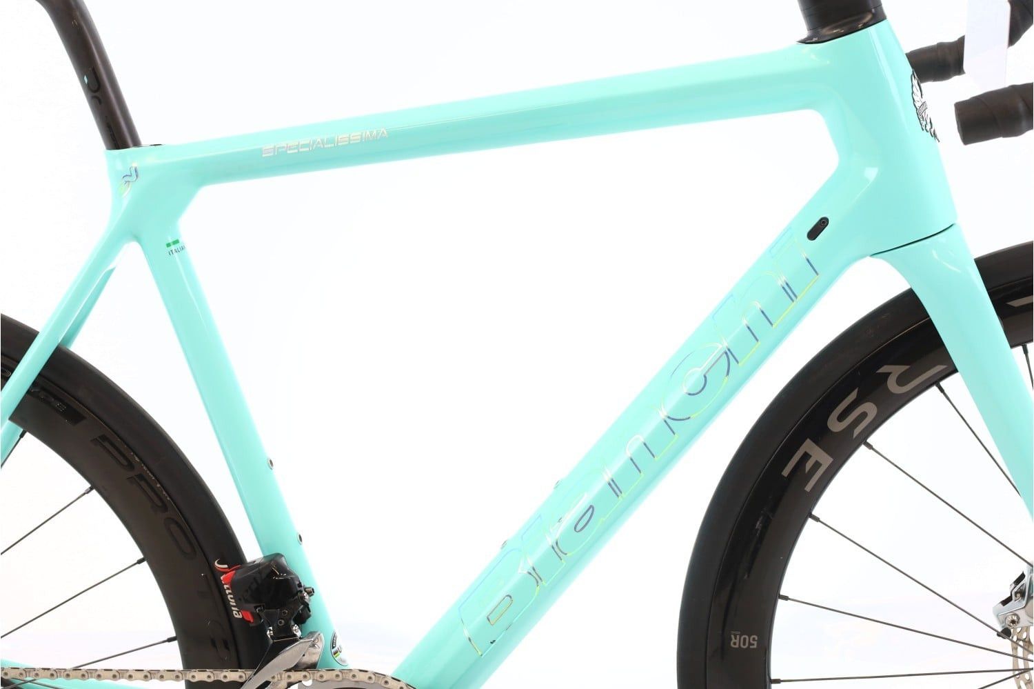 Produit reconditionné · Bianchi Specialissima Pro AXS 12V · Bleu / Vélo de route | Très bon état