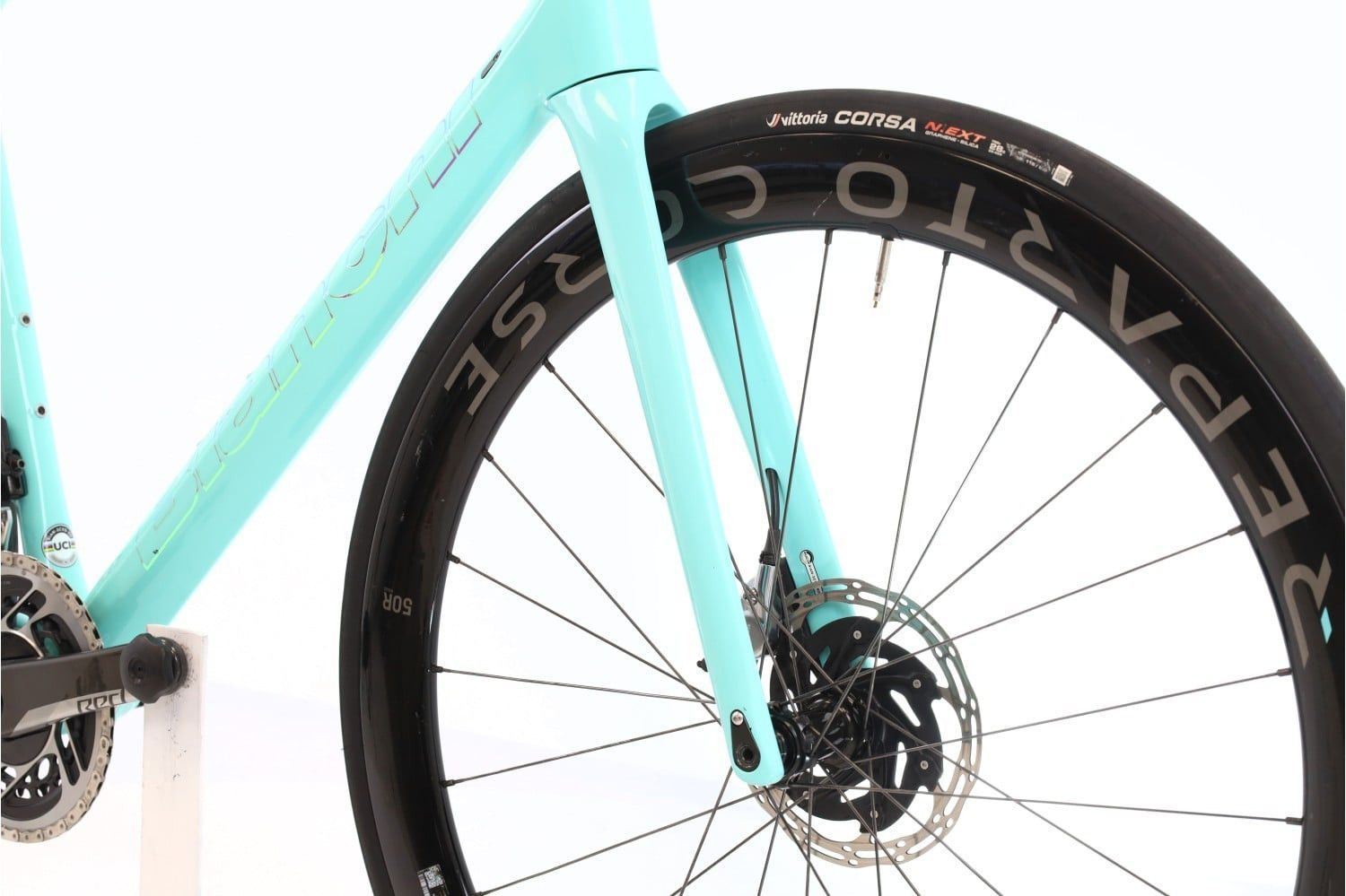 Produit reconditionné · Bianchi Specialissima Pro AXS 12V · Bleu / Vélo de route | Très bon état